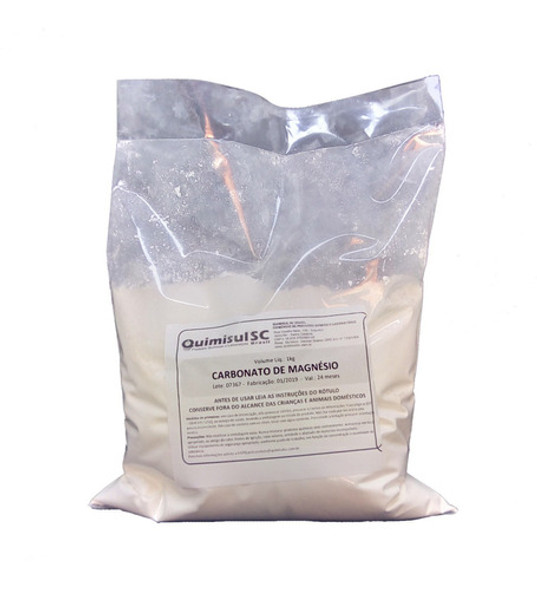 Carbonato Magnesio 1kg  + 1 Kg Bicarbonato De Sódio 0 Carbonato Magnesio 1kg  + 1 Kg Bicarbonato De Sódio 0