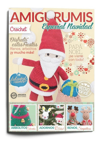 3 Revistas Amigurumis Navidad Adornos  Guía Paso A Paso 1