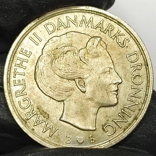 Dinamarca 1 Krone 1979 Antigua Moneda De Colección 1