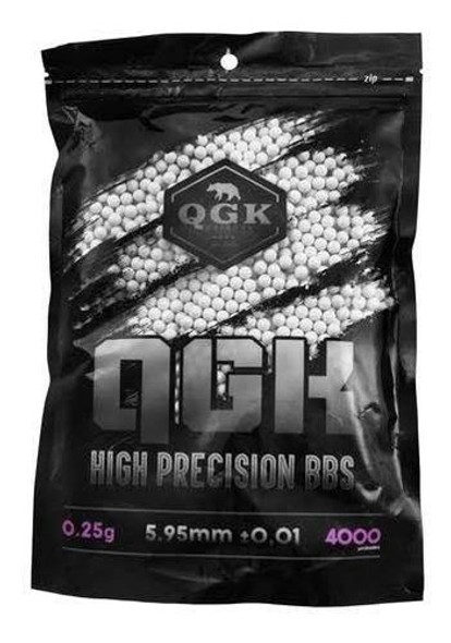 Bbs Qgk 0.25g Branca 4000 Unid Álamo Rossi Tango Down G&g 0