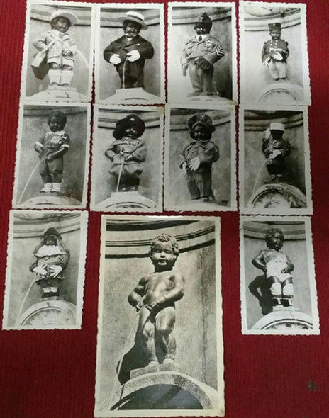 Manneken Pis Bruselas Fotos Originales Año 1920 0