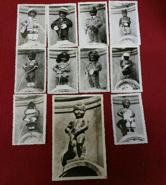 Manneken Pis Bruselas Fotos Originales Año 1920 1