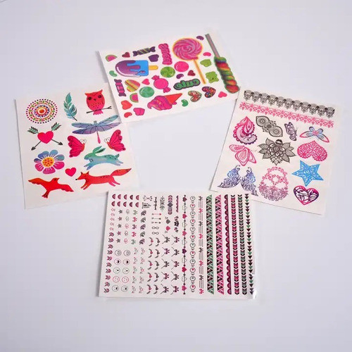 Set Para Jugar De Tatuajes Para Niñas - Huimai 1