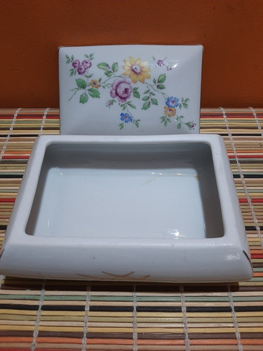 Caja Alhajero De Porcelana Antiguo Art 1049 1
