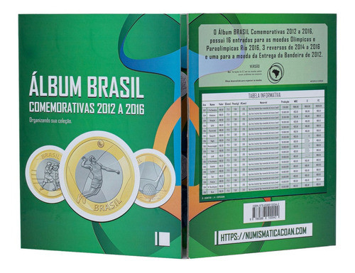 4  Álbuns De Moedas Olímpicas Para Completar Rio 2016 1