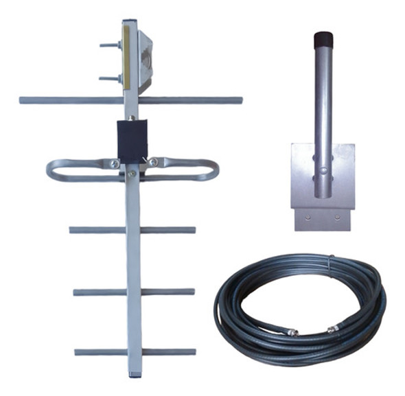 Kit Combo Antena Tda E5+soporte De Balcon+10 Mtscable Antexa 0
