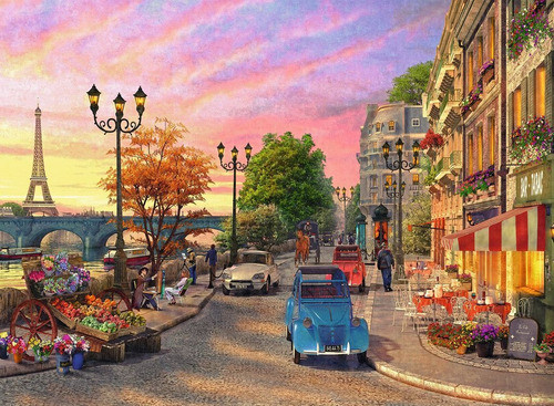 Puzzle Una Tarde Parisina 500 Piezas- Ravensburger 1