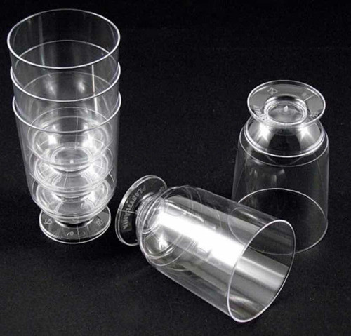 Copo Taça Brigadeiro Em Acrílico Transparente 50ml 100un. 0