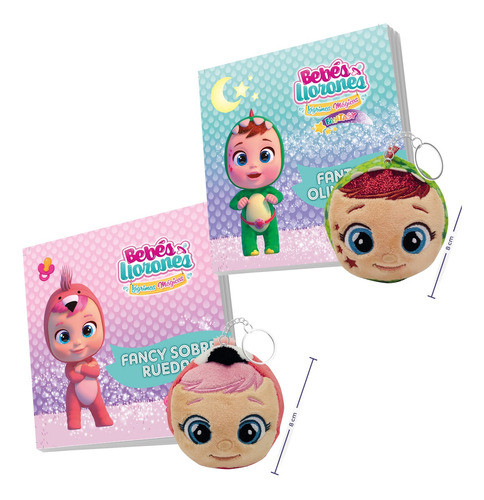 Llaveros Peluches Squishy Bebes Llorones Set 4 Dina Y Fancy 0