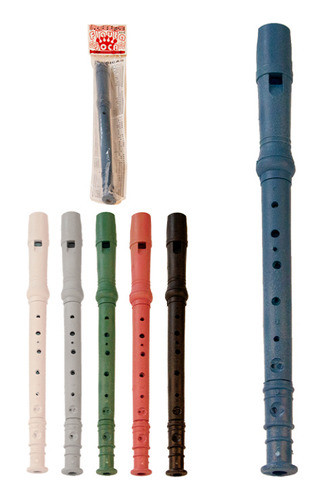 Kit Brinquedo Flautas Crianças Com Base De Ensino Junto 0