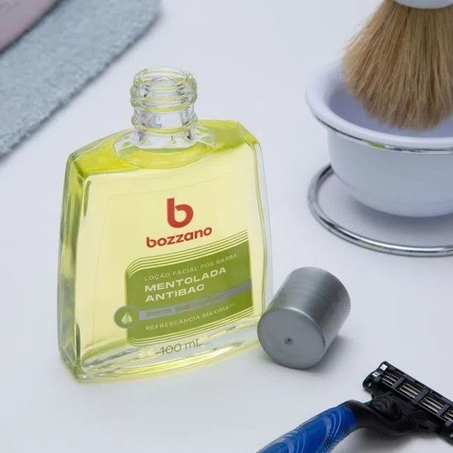 Loção Facial Pós Barba Bozzano Mentolada Antibac 100ml 1