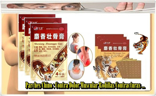 Parche Chino Dolor Contractura Muscular Cervical X52 Parches 0