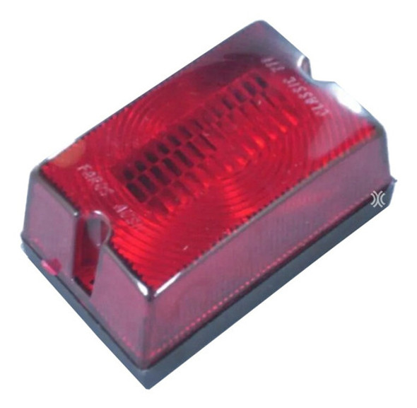 Faro Universal Rectangular Rojo 0