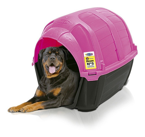 Casilla Para Perro Grande Stone House 98x80x80cm Marron 1