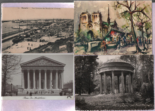 0441_lote De 12 Tarjetas Postales De Francia 0