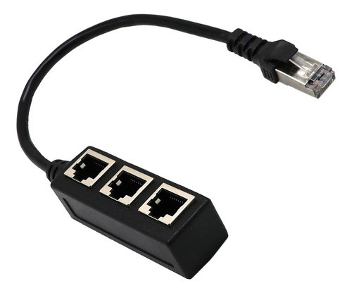 1 A 3 Portas Ethernet Lan Divisor De Cabo De Rede Adaptador 0