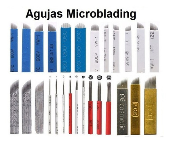 Agujas Microblading Flex Hard Surtidas X 20 Unid 0