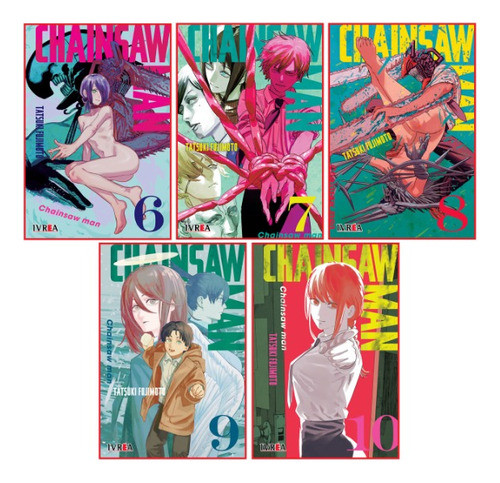 Combo Chainsawman 6 Al 10 - Manga - Ivrea 0