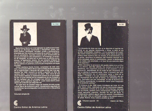 2 Libritos Mario Bravo Poeta Y Político + L. N. Alem Tomo 2 1