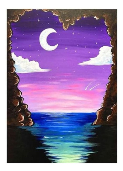 Kit De Pintura Diamantes Diamond Painting Paisaje 26 30x40cm 0