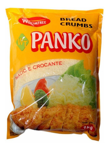 Farinha Empanar Hot Roll Panko Bread Crumps Woomtree 1kg 0