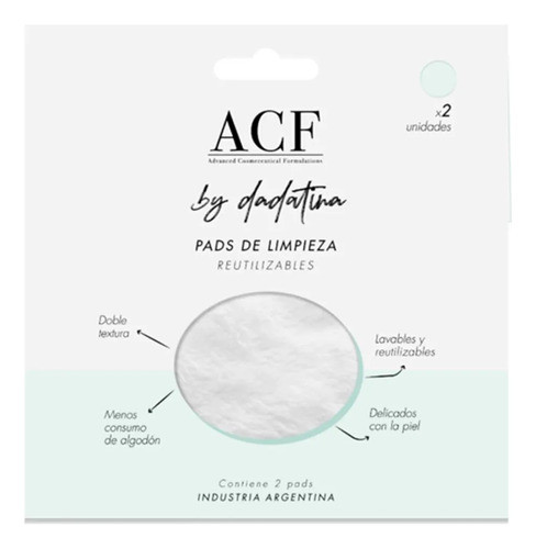 Acf By Dadatina Pads De Limpieza Reutilizables Ecológicos 0