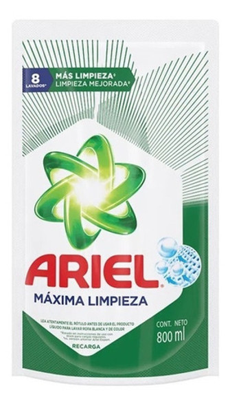 Jabon Liquido Ariel Limpieza Impecable Clásico 800 Ml (6442) 0 Jabon Liquido Ariel Limpieza Impecable Clásico 800 Ml (6442) 0