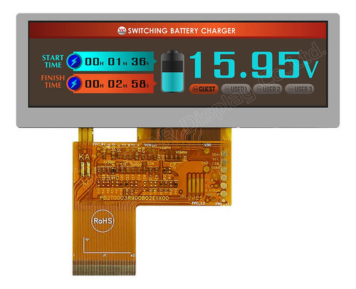 Wf39btl Display Tft 480x128 Led S/ctrl S/tp 3,9  X2u 0