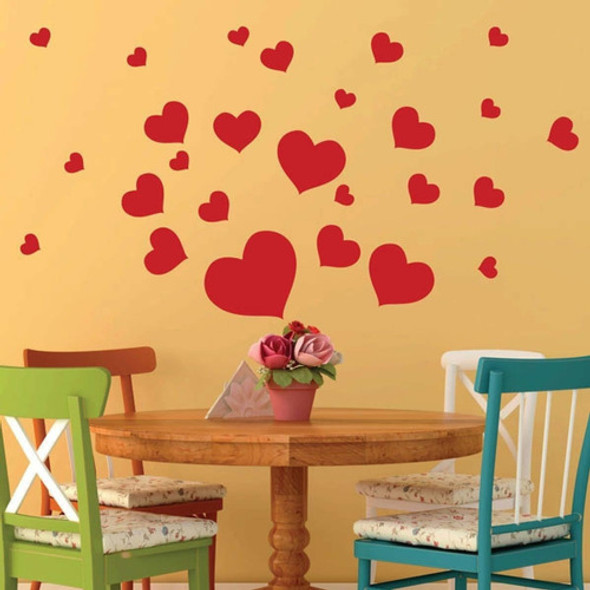 Vinilo Decorativo Pared [7lgby4n9] Corazones 1