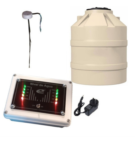 Tablero Medidor Nivel 2 Tanques Agua Sensor Acero Inoxidable 0