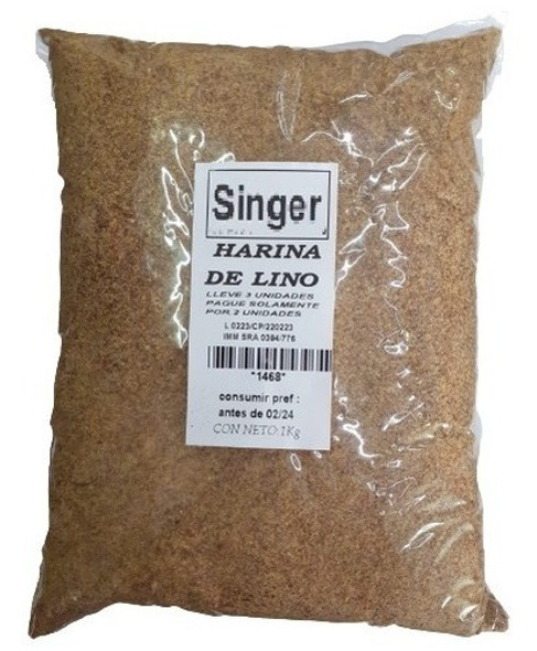 Harina De Lino 1kg 0