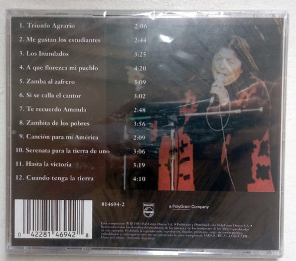 Mercedes Sosa Recital Cd Sellado Arg / Kktus 1