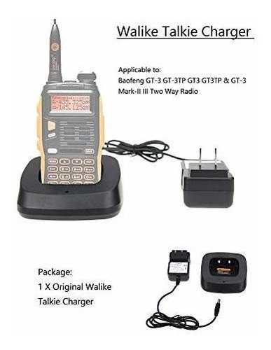Estación De Carga Walike Talkie Para Baofeng Gt-3 Gt-3tp 1