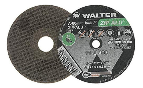 Walter Zip Alu Tipo De Rueda De Corte Rápida Y Libre 1 Orifi 0
