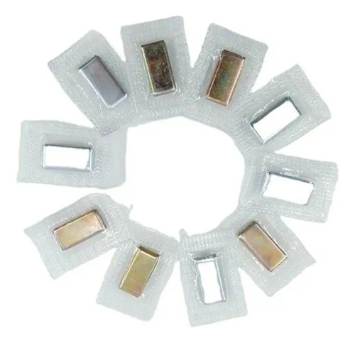 Imán Neodimio C/ Forro Plástico Para Coser 25*10*2mm (3 Par) 0