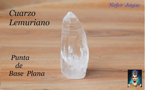 Cuarzo Lemuriano Base Plana - Punta Maestro Especial Tameana 1