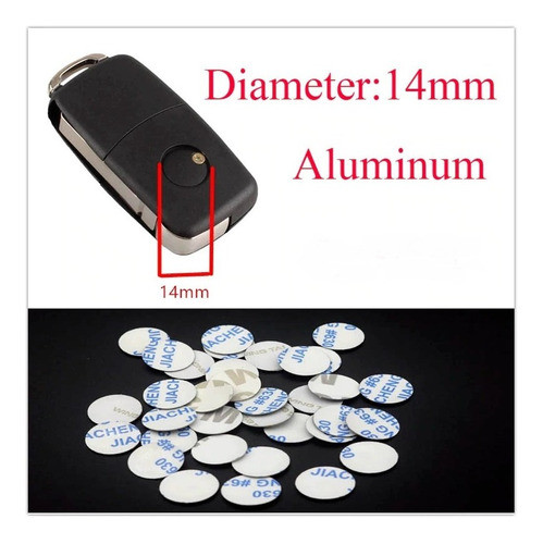 Emblema Isignia  Bmw  14 Mm Adhesivo Alumino 1