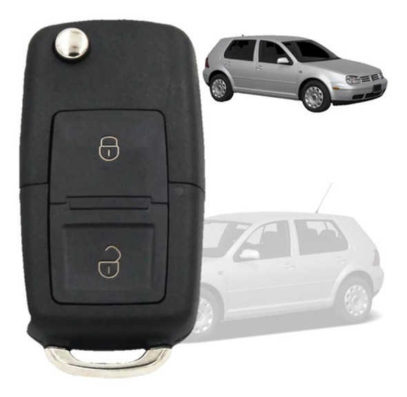 Copia Llave Codificada Volkswagen Golf Vw Con Telemando 0