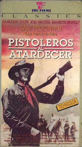 Pistoleros Al Atardecer Vhs Randolph Scott Joel Mccrea 0