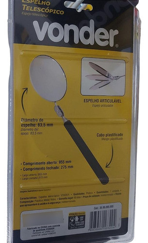 Espelho Telescopio Et095 Vonder 1