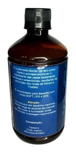 Removedor De Algas Aquarios Marinhos Bacter-up 1