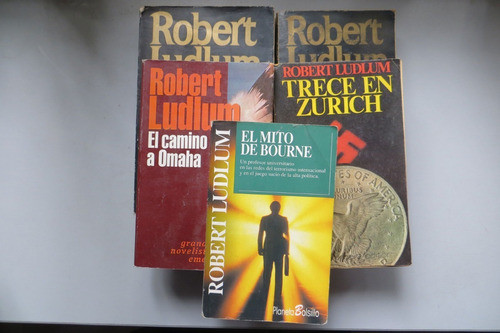 Robert Ludlum X 5 El Mito De Bourne + Trece En Zurich + 0