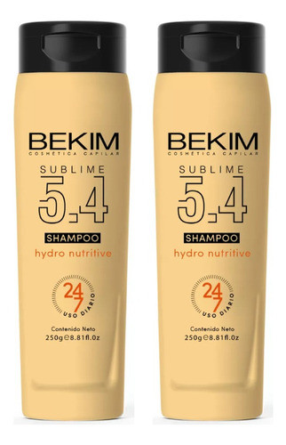 2 Shampoo X 250 Ml Sublime Bekim 0
