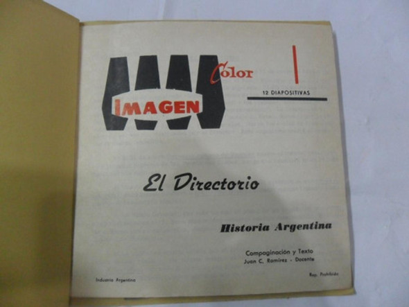 El Directorio Diapositiva Historia Argentina Colonial 0