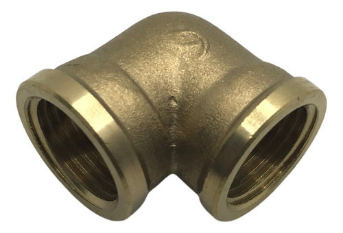 Conexão Cotovelo Joelho 90º Latão Rosca Fêmeax Fêmea 1/2 Bsp 0
