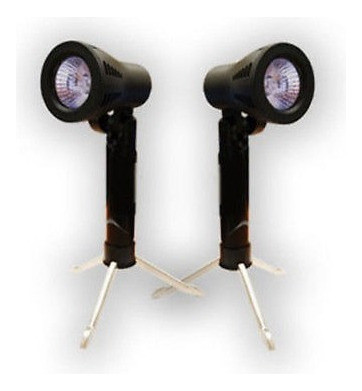 2 Luces De Mesa Fijadas Para La Fotografía Foto Caja Cube St 1