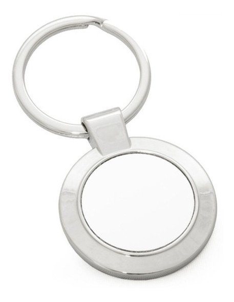 Llavero Redondo Metálico Sublimable Pack X10 Disershop 1