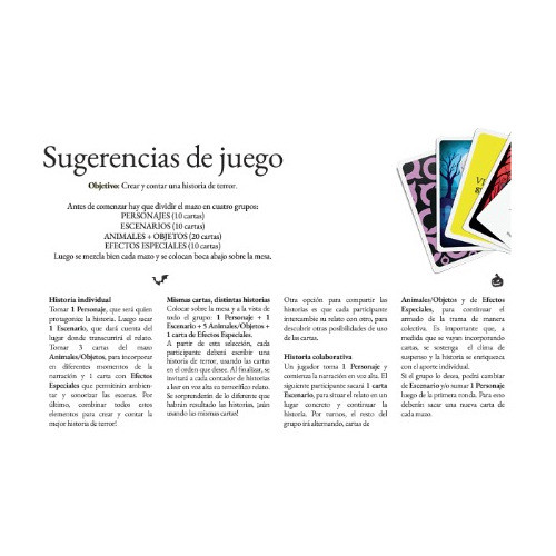Contame Terror Libro Juego Historias 50 Naipes Didactikids 1