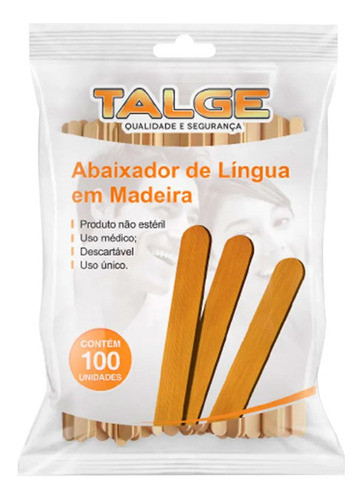 Abaixador De Língua De Madeira - Talge 0