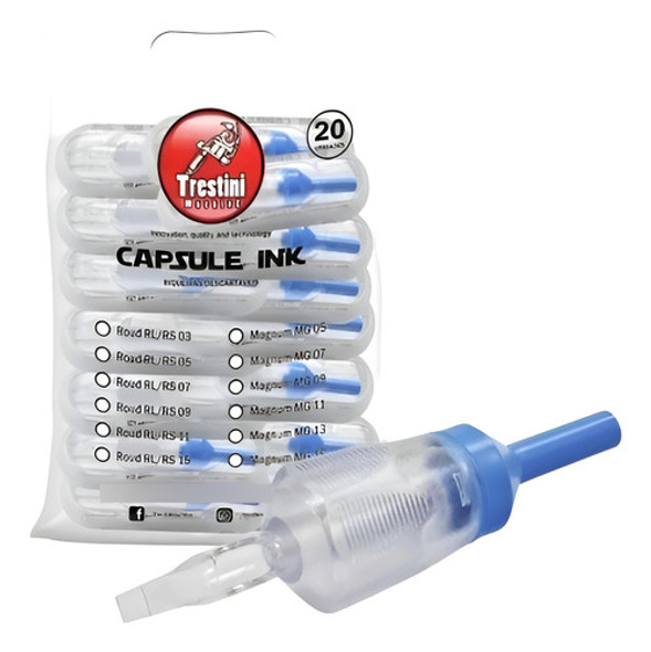 5un Biqueira Tatuagem Trestini 11mg Pintura Descartável 0